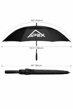 Windproof Golf Umbrella 60” | UV Protection Double Canopy | APEX Golf