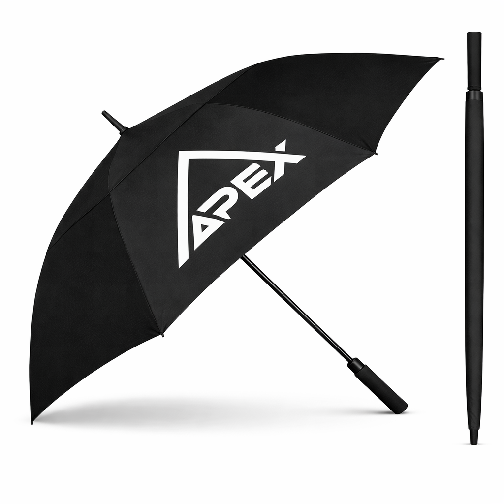 Windproof Golf Umbrella 60” | UV Protection Double Canopy | APEX Golf